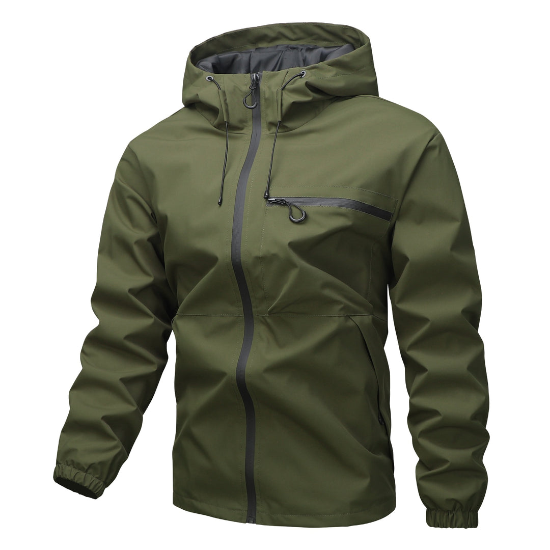 Herren Wetterfeste Kapuzenjacke Echo Archiv
