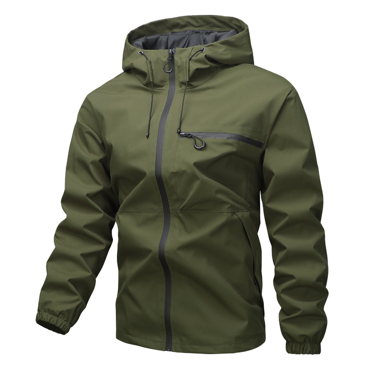 Herren Wetterfeste Kapuzenjacke Echo Archiv
