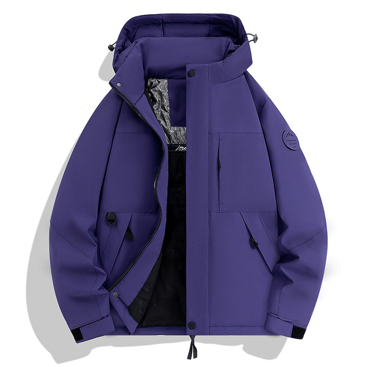 Herren Wasserdichte und atmungsaktive Softshell-Outdoorjacke Echoarchiv