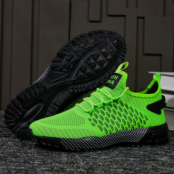 Herren Strick-Sockensneaker für Training und Trail mit robuster Profilsohle Echoarchiv