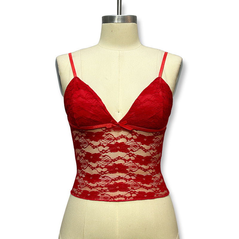 Damen Spitzencami mit verstellbaren Trägern Echo Archiv