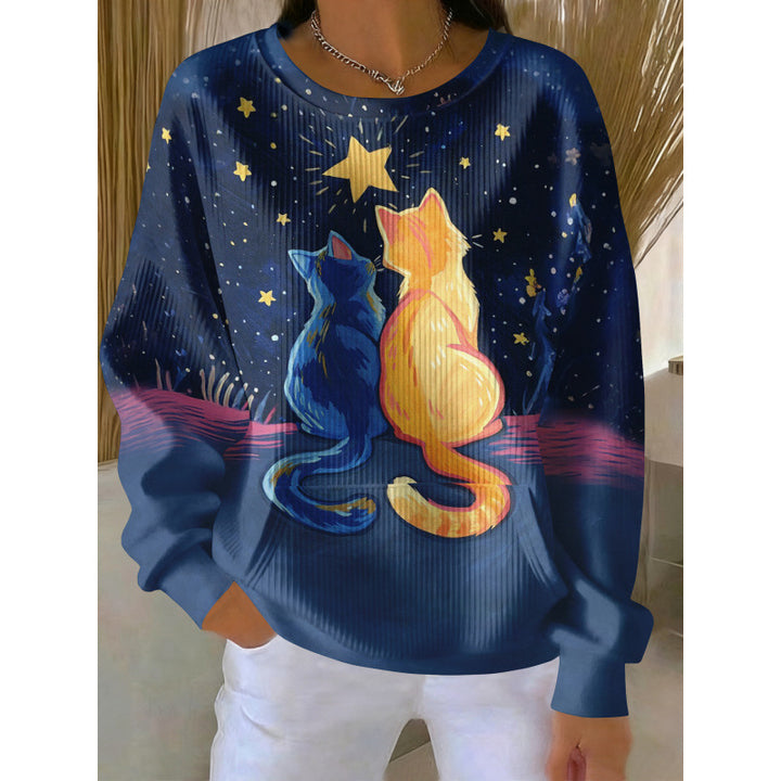 Damen Gemütlicher Pullover Echoarchiv