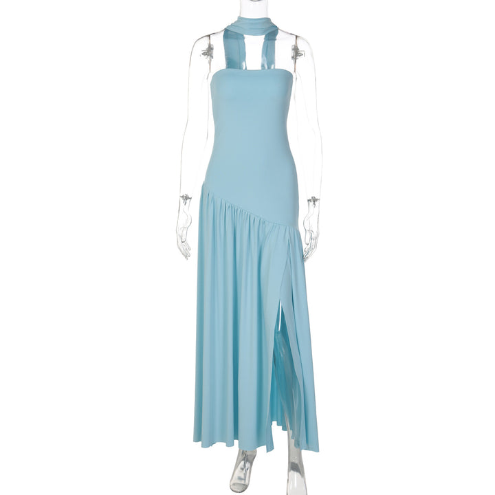 Damen Maxikleid mit raffiniertem Cut-Out-Design und asymmetrischem Saum Echo Archiv
