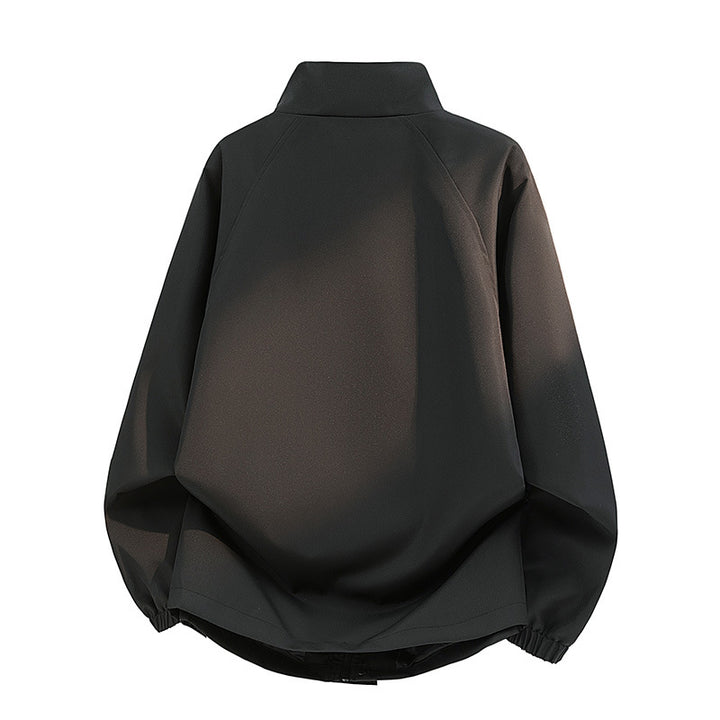 Damen Leichte Oversize‑Übergangsjacke ohne Kapuze mit Kordelzug, Pattentaschen & elastischen Bündchen Echoarchiv
