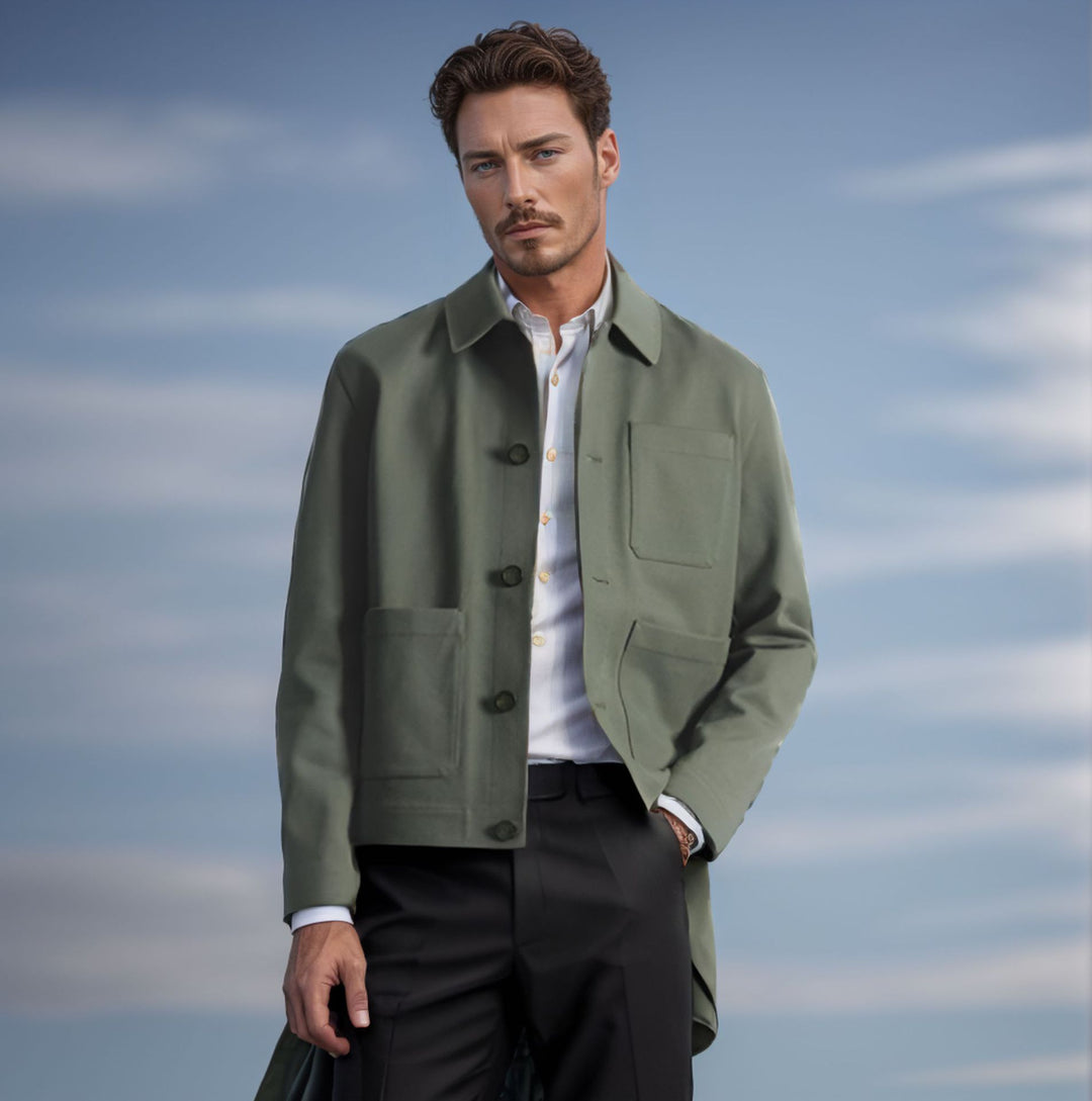 Herren modischer Utility-Casual-Jacke Echoarchiv