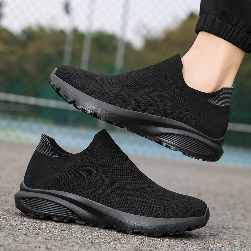 Unisex nan elastischer Strick-Schlupfschuh mit konturierter viskoelastischer Innensohle und rutschfester stoßdämpfender Laufsohle Echo Archiv