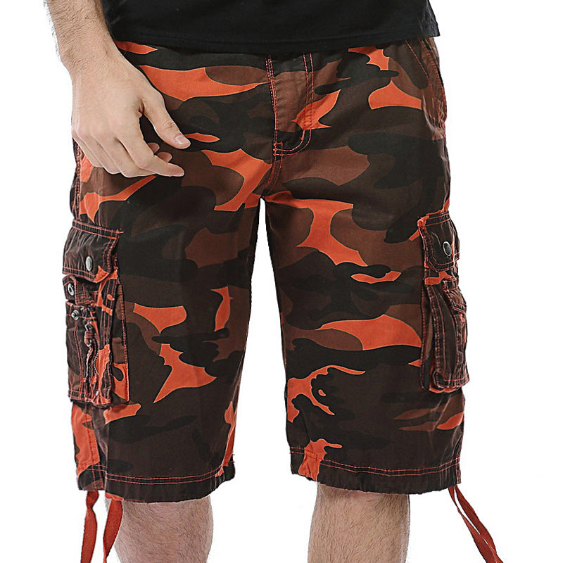 Herren Cargoshorts mit multifunktionalen Taschen und camouflagemuster Echoarchiv