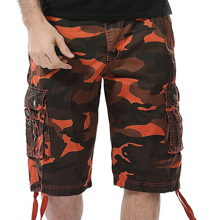 Herren Cargoshorts mit multifunktionalen Taschen und camouflagemuster Echoarchiv