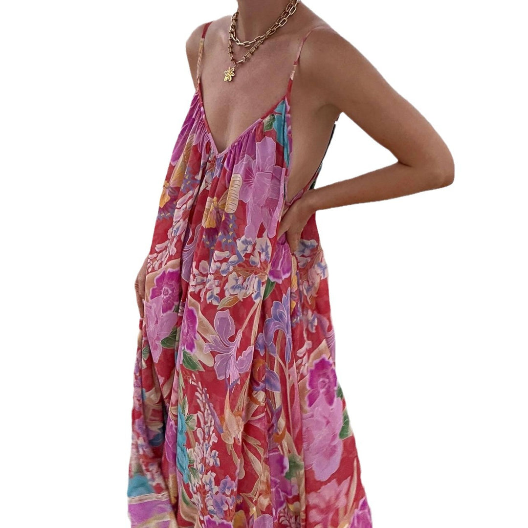 Damen Maxikleid mit floralem Muster Echo Archiv