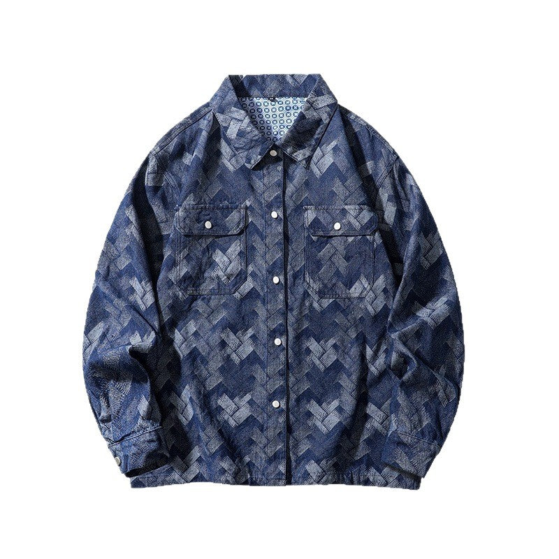 Herren lässige Overshirt Echoarchiv