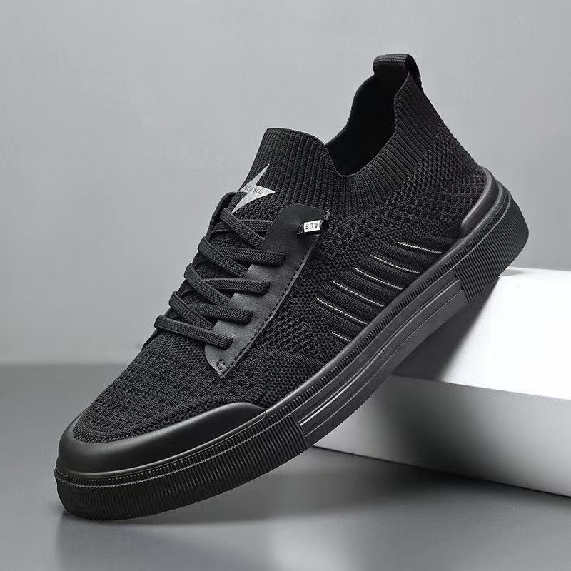 Herren Leichter gestrickter Low-Top-Sneaker mit sockenhaftem Schaft und elastischem Einstieg Echoarhiv