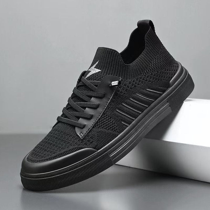 Herren Leichter gestrickter Low-Top-Sneaker mit sockenhaftem Schaft und elastischem Einstieg Echoarhiv