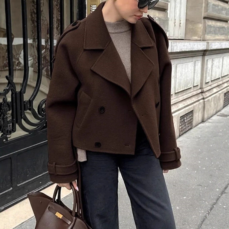 Damen Modische Oversized Jacke – Célinea