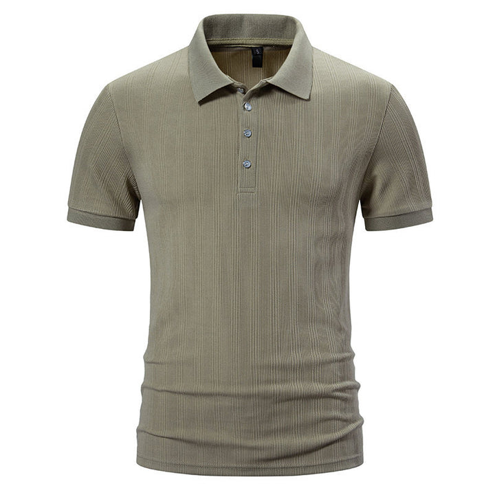 Herren Polohemd mit strukturiertem Design Echoarchiv