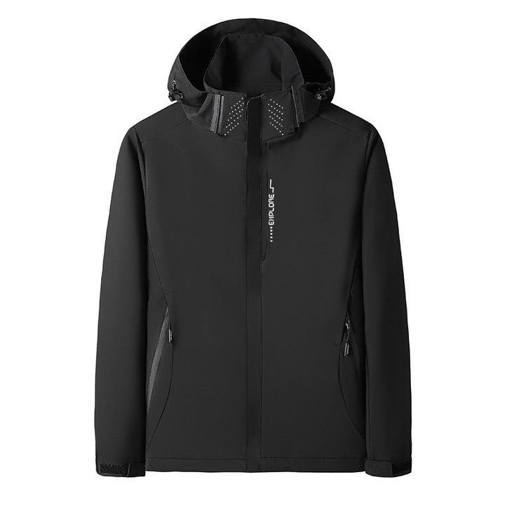 Damen Softshell Outdoorjacke mit abnehmbarer Kapuze, winddichter Membran und atmungsaktivem Meshfutter Echoarchiv