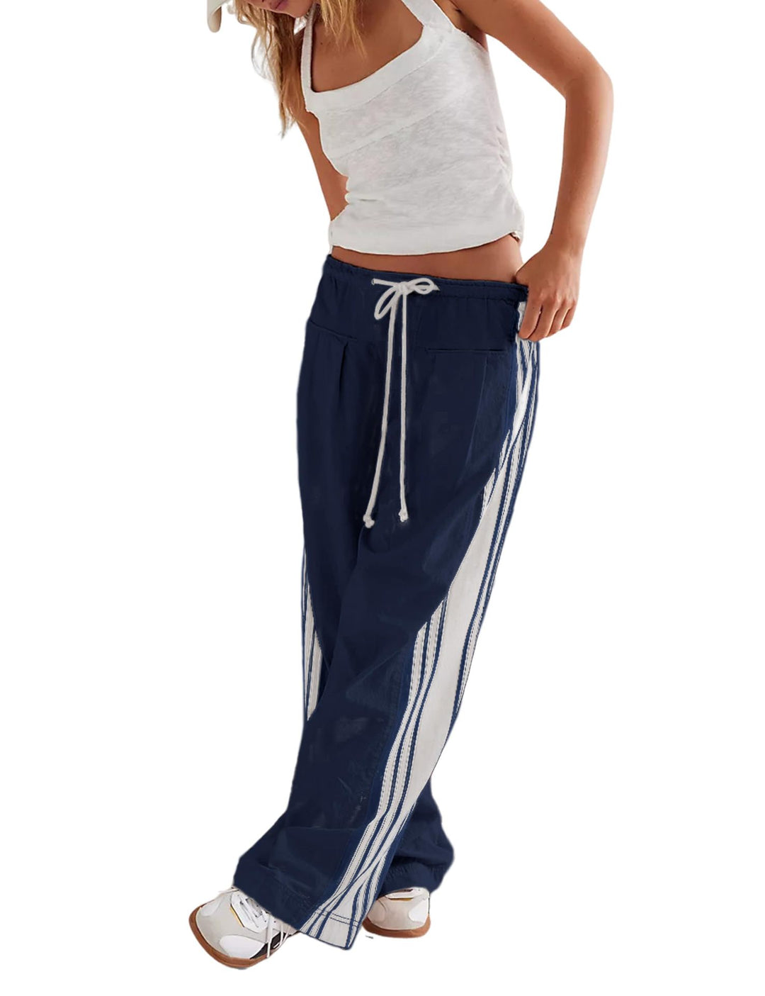 Damen Lässige Sporthose mit seitlichen Streifen Echo Archiv