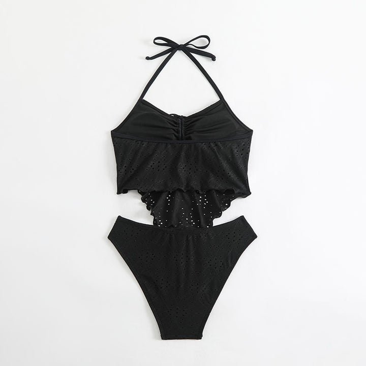 Damen Bikinistück mit voluminösem Oberteil und klassischer Bikinihose Echo Archiv