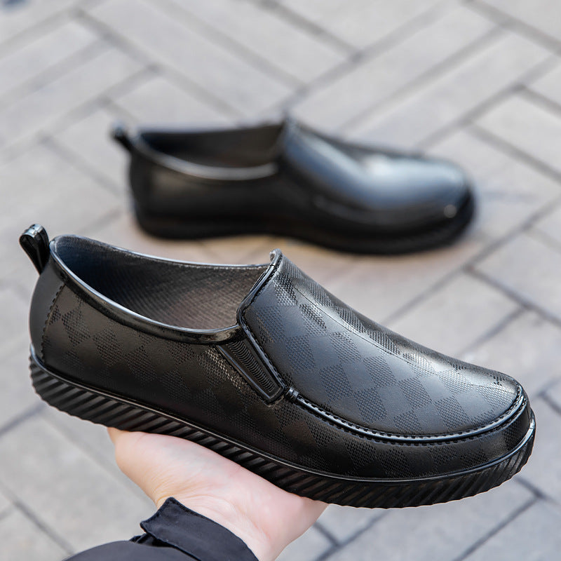 Herren Elegante wasserdichte Slipper mit strukturierter Oberfläche und profilierter Lightweight-Sohle Echoarhiv