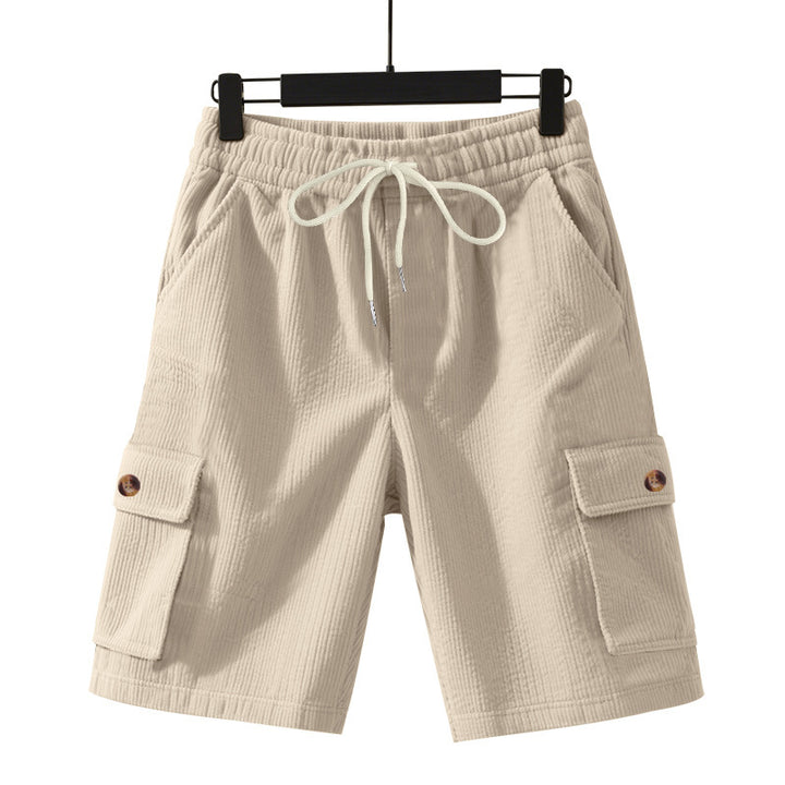 Herren lässige Cargo-Shorts mit elastischem Bund und praktischen Seitentaschen Echoarchiv