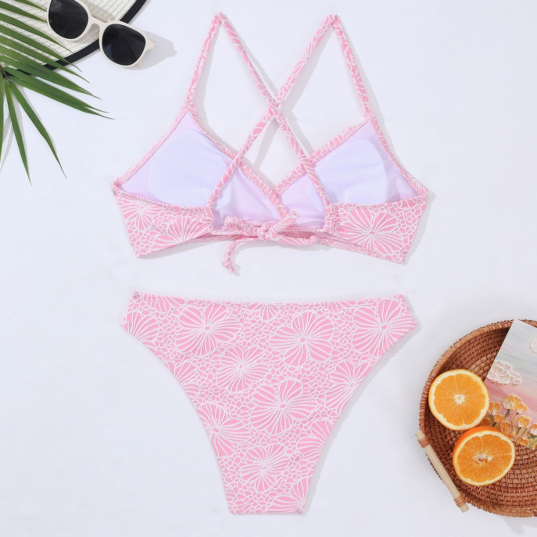Damen Bikini-Set mit floralem Design und komfortablem Schnitt Echo Archiv