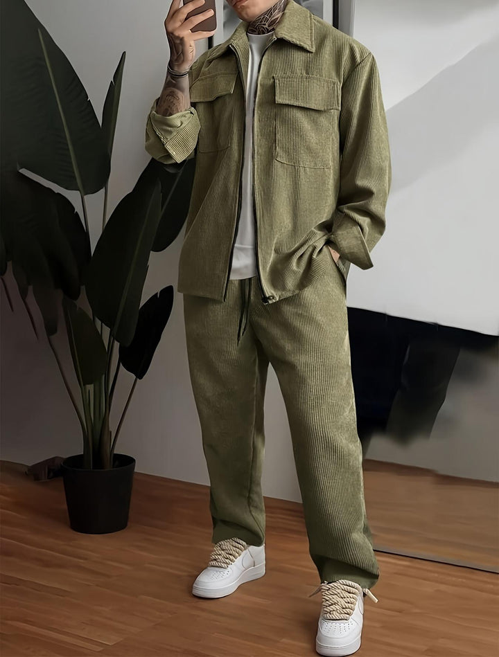 Herren Flanelljacke mit praktischen Taschen Echoarchiv