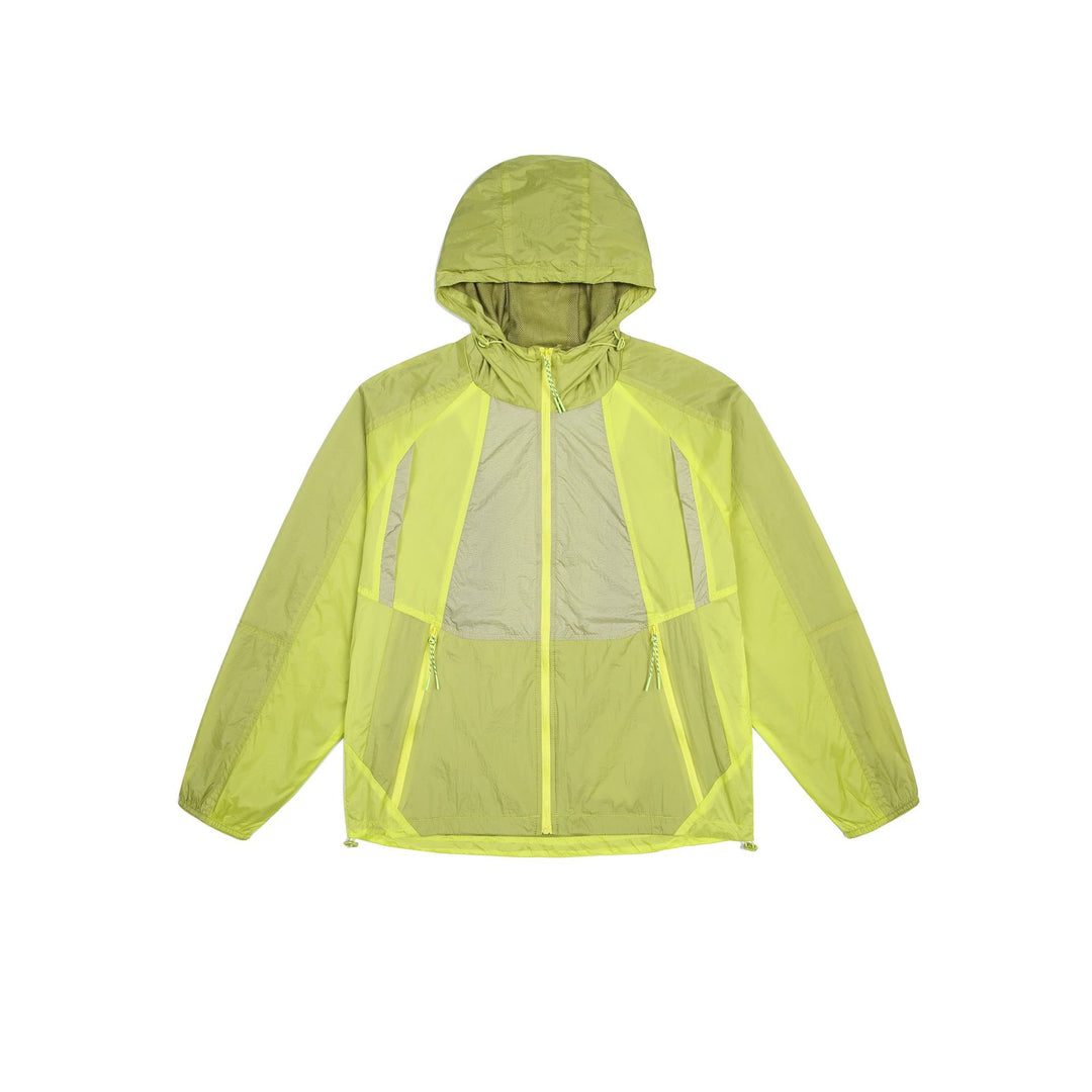 Unisex Leichte Kapuzen-Windjacke mit Mesh-Futter und Kordelzug Echoarchiv
