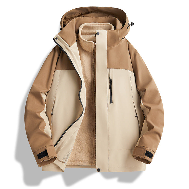 Herren Wasserfeste Funktionale Outdoor-Jacke Echo Archiv