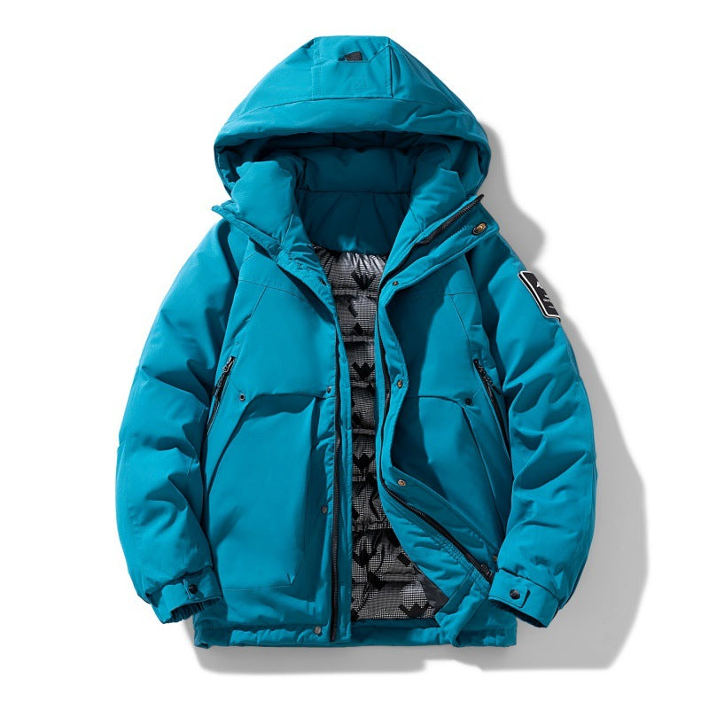 Unisex wasserabweisende gepolsterte Winterjacke mit Kapuze und thermischer Isolierung – Marzano