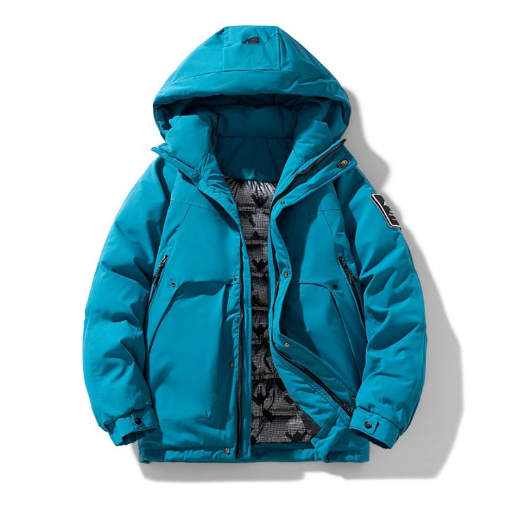 Unisex wasserabweisende gepolsterte Winterjacke mit Kapuze und thermischer Isolierung – Marzano