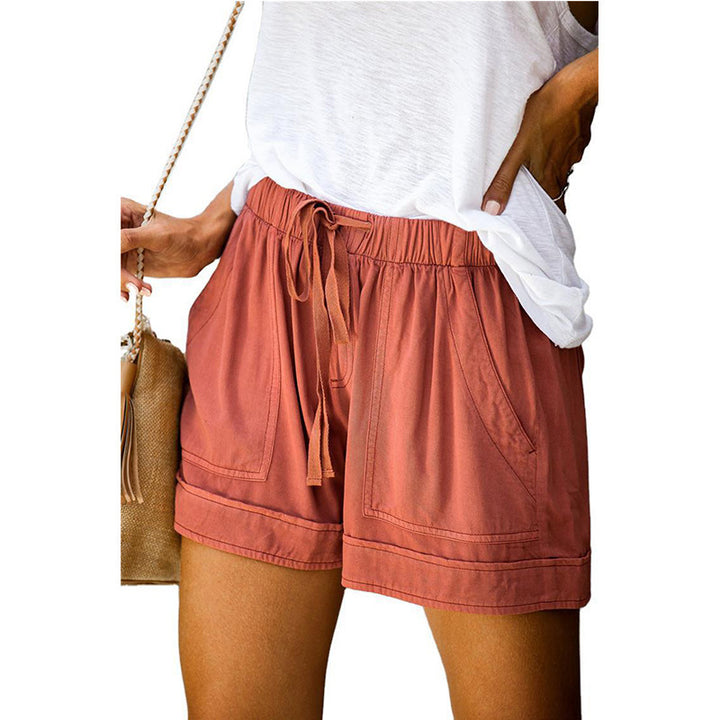 Damen Bequeme Sommer-Shorts mit elastischem Bund und praktischen Taschen Echo Archiv