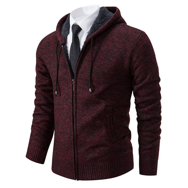 Herren Strickjacke mit modernem Schnitt und praktischem Reißverschluss Echoarchiv