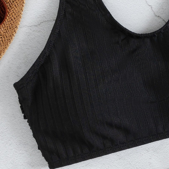 Damen Sportliches Crop-Top Echo Archiv