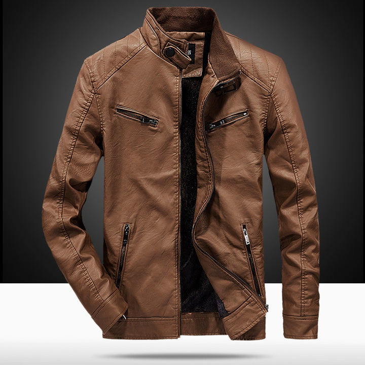 Herren Sportliche Bikerjacke Echo Archiv 1788417867