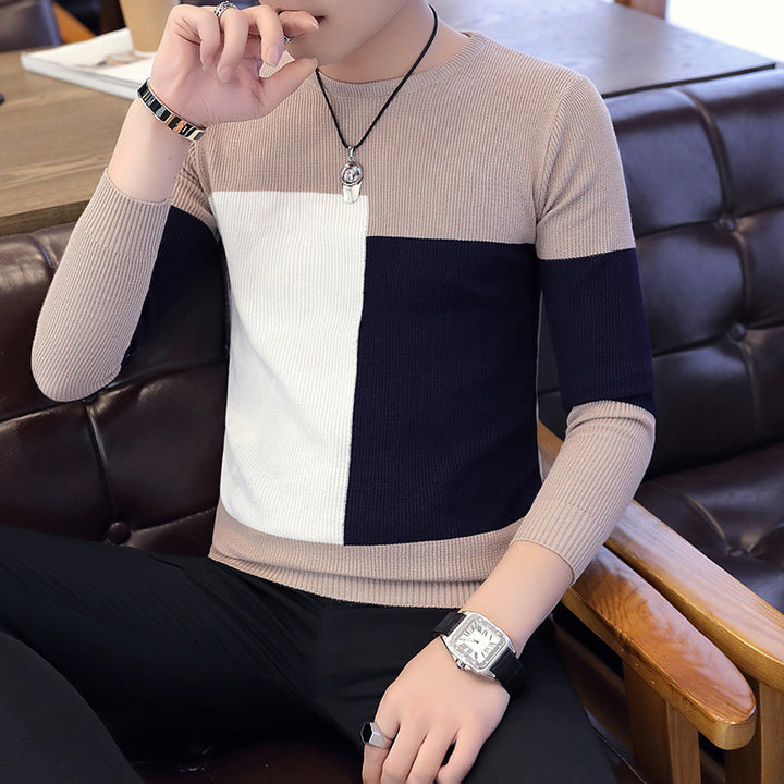 Herren modisches Sweatshirt mit geometrischem Muster Echoarchiv