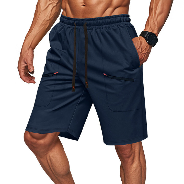 Herren Sportliche Shorts mit vielseitigen Taschen und elastischem Bund Echoarchiv