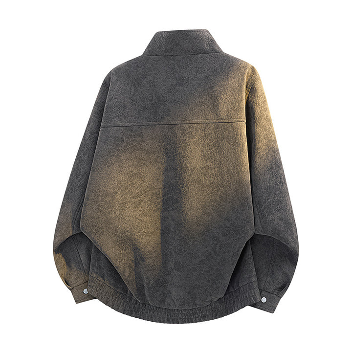 Damen Oversize Bomberjacke aus Velours mit wattierter Innenfütterung und elastischem Saum Echoarchiv