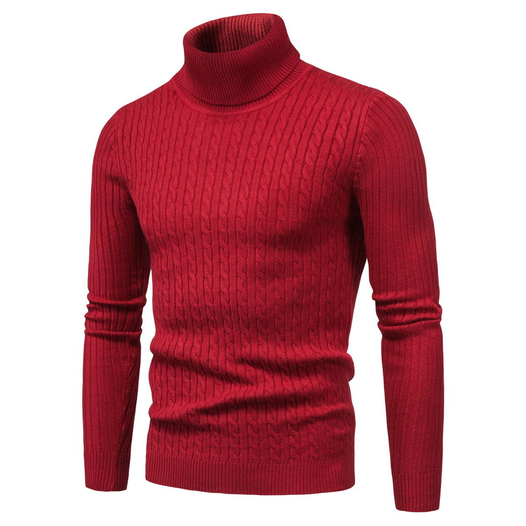 Herren komfortabler Rollkragenpullover Echoarchiv