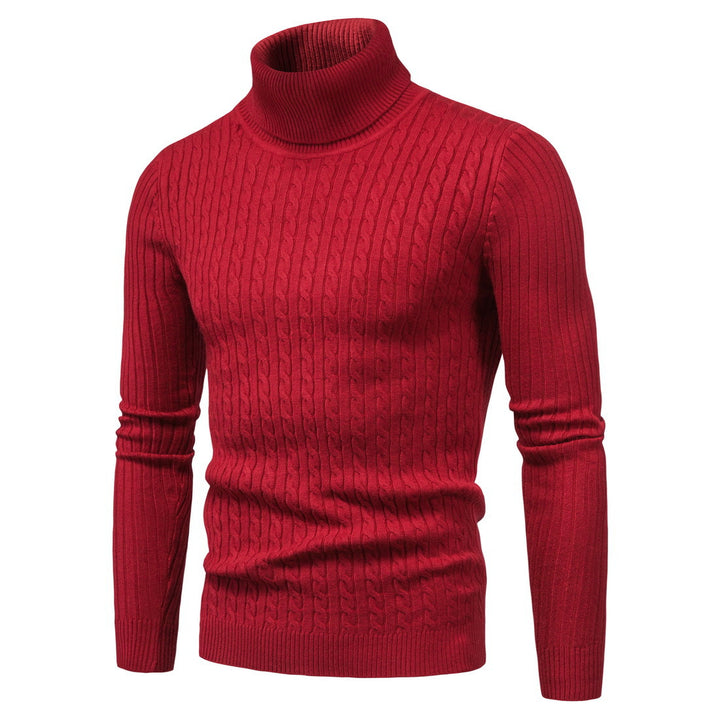 Herren komfortabler Rollkragenpullover Echoarchiv