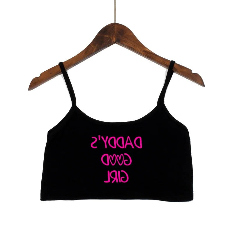 Damen modisches Crop-Top mit verzierten Trägern Echo Archiv