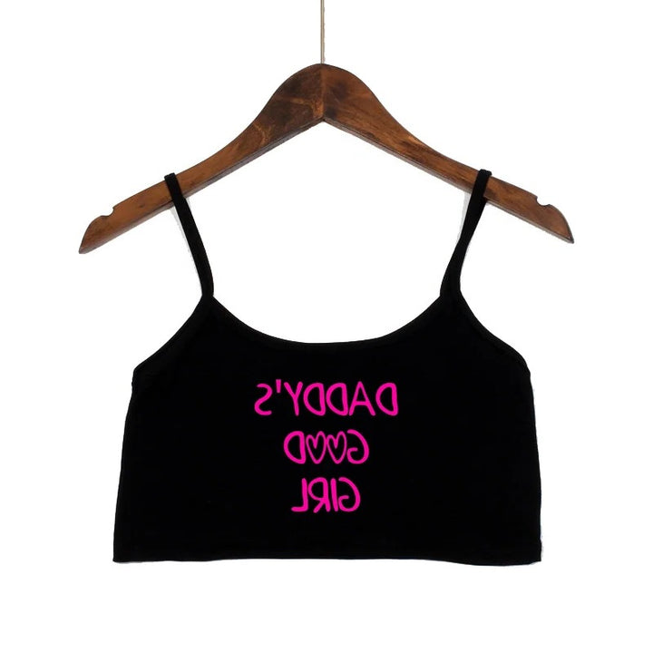 Damen modisches Crop-Top mit verzierten Trägern Echo Archiv
