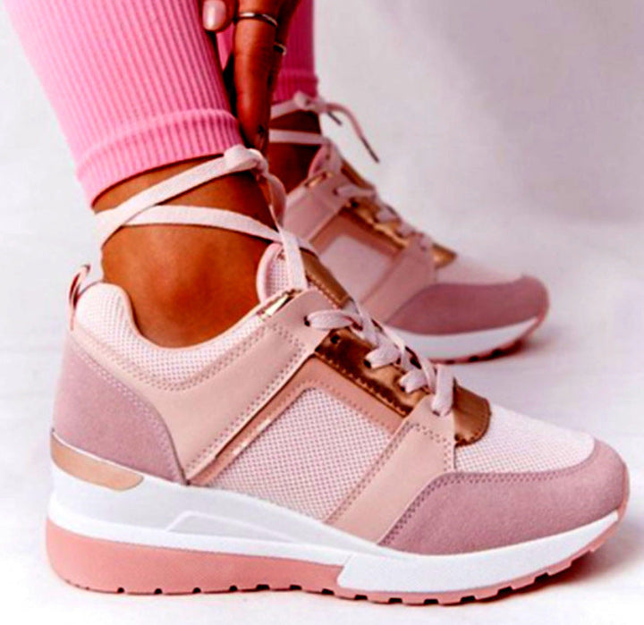 Damen modische Plateau-Sneaker mit atmungsaktiver Mesh-Oberfläche und komfortablem Fußbett Echo Archiv