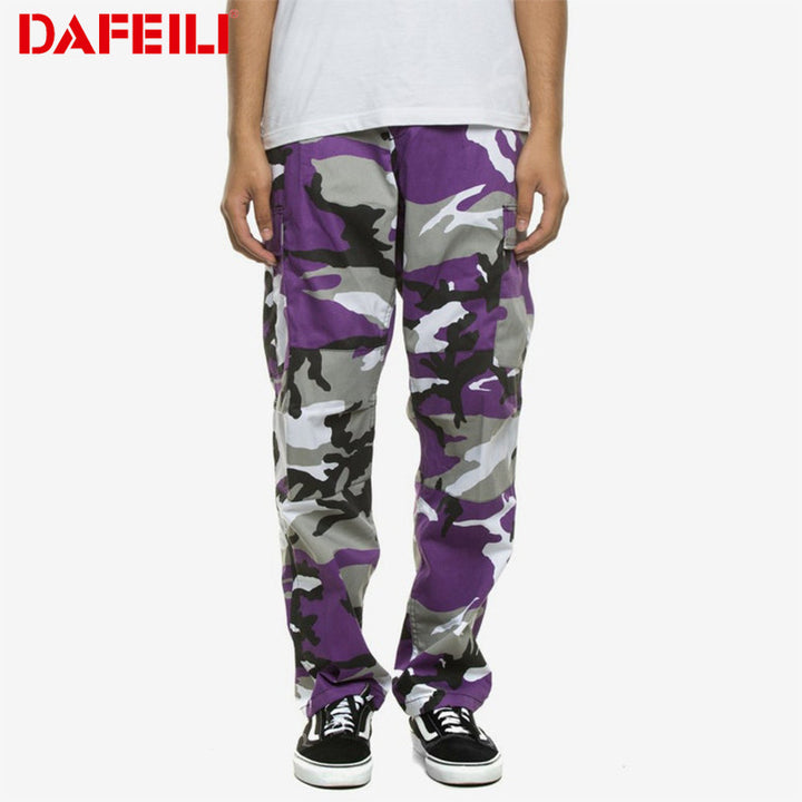 Herren Cargo-Hose im modernen Camouflage-Design mit zahlreichen Taschen Echoarchiv
