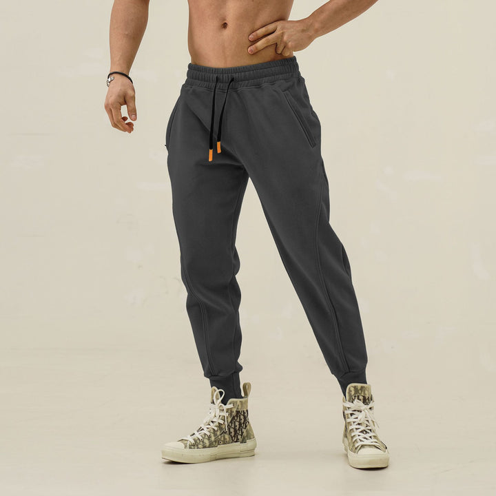 Herren Sportliche Sweatpants mit elastischem Bund und seitlichen Reißverschlusstaschen Echoarchiv