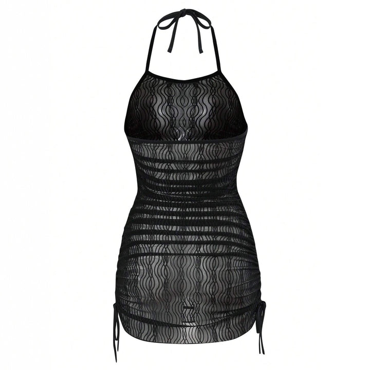 Damen Strandkleid mit eleganter Wellenstruktur Echo Archiv