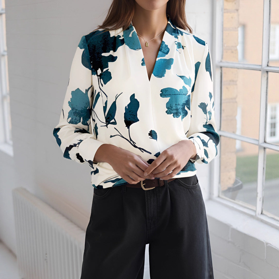 Damen Elegante Bluse mit floralem Muster Echo Archiv