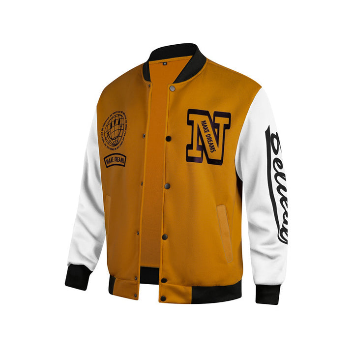 Herren Sportliche Collegejacke Echoarchiv