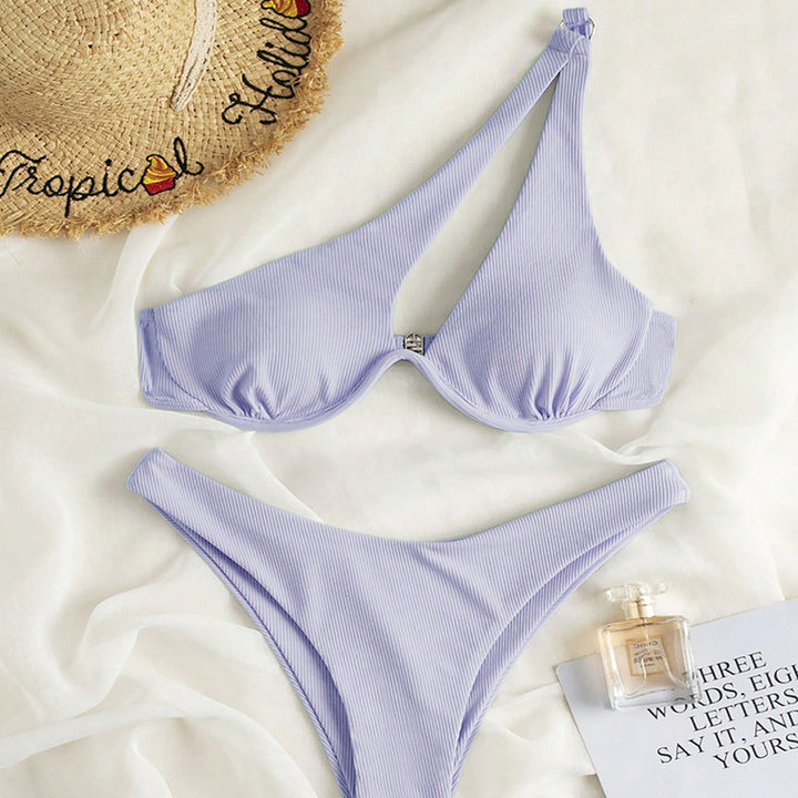 Damen Einseitiger Bikini mit verstellbarem Halter Echo Archiv