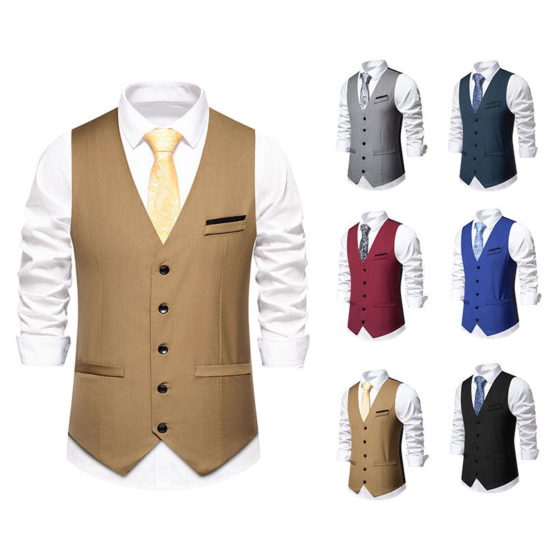 Herren elegante Weste im klassischen Stil mit modernem Schnitt Echoarchiv