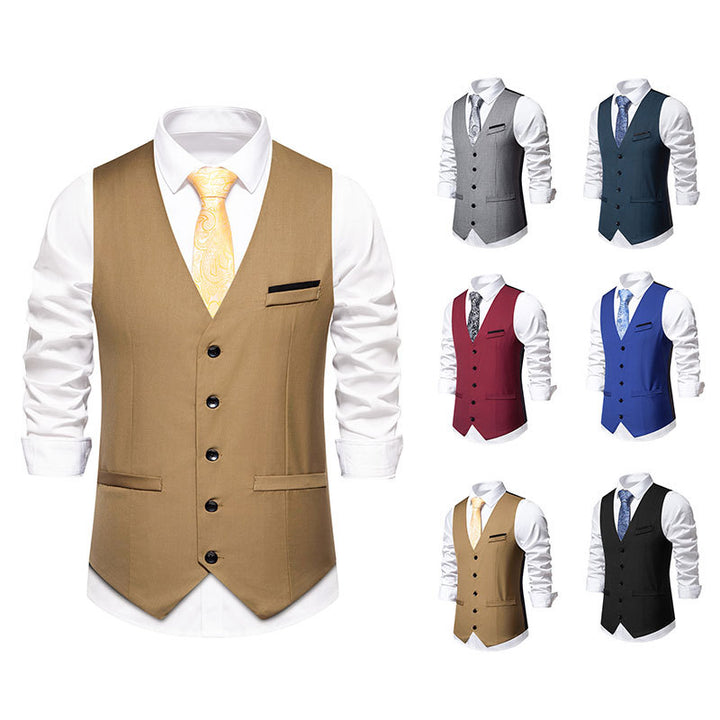 Herren elegante Weste im klassischen Stil mit modernem Schnitt Echoarchiv