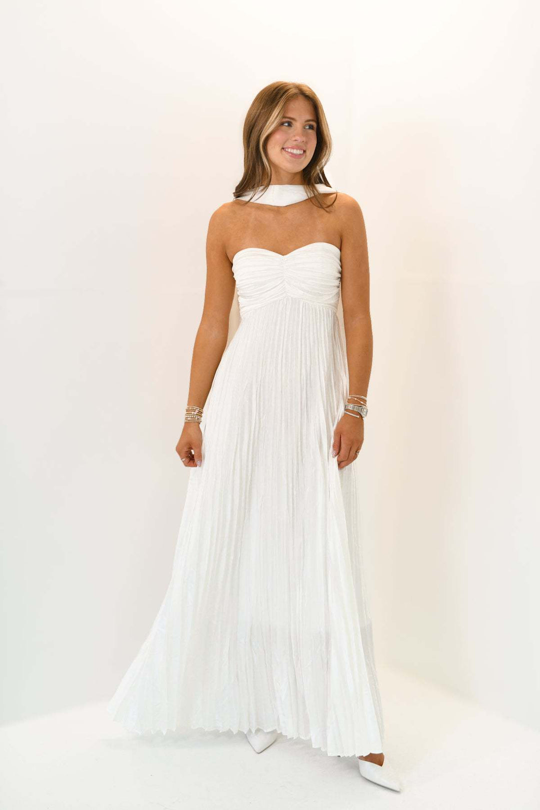 Damen elegante Maxi-Röcke mit Faltenwurf Echo Archiv
